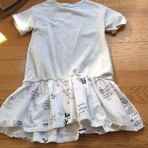 Off white Zara Girls Dress